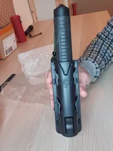 Funda Universal de bastón de rotación de 360 grados, funda de soporte negro, Kit de supervivencia de seguridad para exteriores, herramienta EDC, nuevo