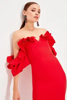 Trendyol Collar Detail Dress TPRSS19EL0265 
Trendyol Collar Detail Dress TPRSS19EL0265