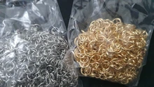 Anillos de salto de bucle abierto 200 unids/lote 4 5 6 7 8 mm JumpRings abiertos para hacer joyería DIY collar pulsera hallazgos conector suministros