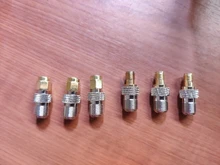 Adaptador de Jack a SMA F hembra macho, conector f-sma de Latón chapado en oro, conector Coaxial recto RF