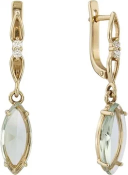 Aloris earrings with amethyst and cubic zirconia in red gold
Aloris earrings with amethyst and cubic zirconia in red gold