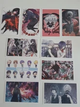 Cartas de Anime de Tokyo Ghoul para niños, tarjeta de mensaje de felicitación, juguetes de regalo de Navidad, 30 Uds.