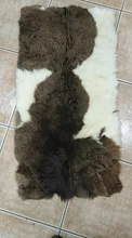 Genuina piel de oveja placas DIY material prendas de piel manta caliente chico de piel de cordero alfombra natural alfombras