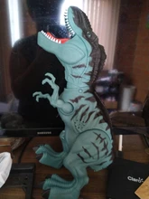 Juguete eléctrico de dinosaurios para caminar, para poner huevos juguete mecánico de gran tamaño, Robot con sonido ligero