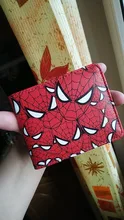 Cartera de piel de superhéroes de Marvel, Cartera de superhéroes, Spiderman, Anime, bonita, para chicos