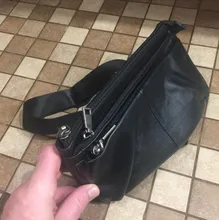 MISFITS-Riñonera de cuero de vaca para hombre, cangurera masculina pequeña, de estilo vintage, bolso de ajuste en el pecho, informal, para llevar el teléfono móvil