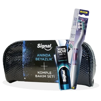 Signal Care Set Vertical Expert Double + Signal White Now 16ml Toothpaste
Signal Care Set Vertical Expert Double + Signal White Now 16ml Toothpaste