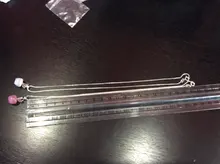 NEHZY-colgante de Plata de Ley 925 con forma de manzana y ópalo rosa, collar de 45CM de longitud