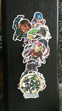 50 Uds de dibujos animados pegatinas Marvel bien los Vengadores etiqueta engomada impermeable equipaje Skateboard guitarra portátil pegatinas juguete de niño