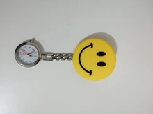 Relojes de bolsillo con dibujos animados en 3D para mujer, unisex, enfermera, animal, médico, preciosa pinza, colgante, de goma suave
