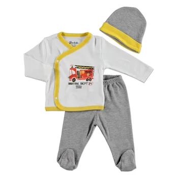 ebebek Bambaki Summer Baby Boy Fire Dept Bodysuit Hat Pant 3 pcs Set
ebebek Bambaki Summer Baby Boy Fire Dept Bodysuit Hat Pant 3 pcs Set