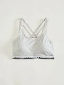 Coupled With Back Cross Detailed bra
Coupled With Back Cross Detailed bra