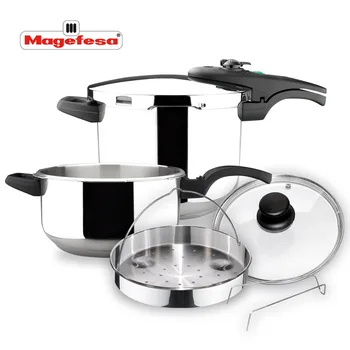 MAGEFESA ATHENAS COMPLET Super fast Pressure cooker, induction cooker, dishwasher. Pack Exclusive pot + insert + top Crystal
MAGEFESA ATHENAS COMPLET Super fast Pressure cooker, induction cooker, dishwasher. Pack Exclusive pot + insert + top Crystal