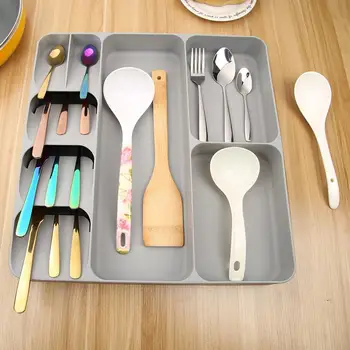 Kitchen Cutlery Drawer Storage Tray Spoon Organizer Separation Finishing Storage Holder Rack Fork Shelf Chopsticks Divider
Kitchen Cutlery Drawer Storage Tray Spoon Organizer Separation Finishing Storage Holder Rack Fork Shelf Chopsticks Divider