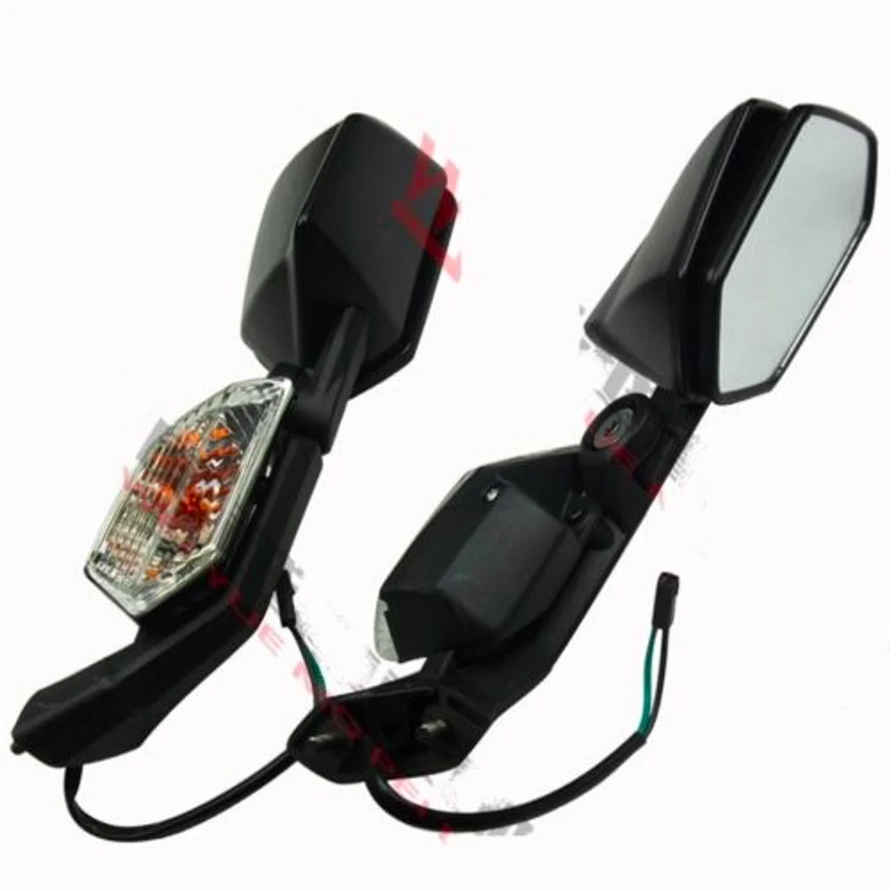 Боковые зеркала заднего вида, поворотники для Kawasaki Ninja ZX10R 2008-2010 2009 Black
Боковые зеркала заднего вида, поворотники для Kawasaki Ninja ZX10R 2008-2010 2009 Black