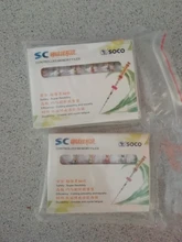 Limas rotatorias dentales SOCO, 21mm, 25mm, SC Pro Niti, Sistema de Archivo surtido, embalaje verde, Lima de Canal de raíces, Estomatología