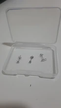 3 unids/set pendientes de plata 925 Real para mujer pendientes de circonita pequeña regalo de niña pendientes de Piercing de cartílago para mujer delicados aretes R5