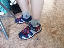 Disney niños de verano sandalias de dedo del pie cerrado niño Sandalias de spiderman ortopédicos deporte de cuero de la pu bebé niños sandalias de playa