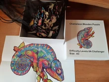 Rompecabezas de animales de madera único para niños y adultos, rompecabezas misterioso, regalo educativo, fabuloso, Montessori, juguetes para niños, regalo