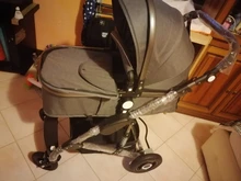 Carrito de bebé plegable de alto paisaje, carrito de viaje portátil ligero, cochecito para niños recién nacidos, silla de bebé cochecito para niños