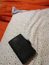 PRAETOR-cartera Rfid para hombre y mujer, tarjetero inteligente con broche de aluminio y Metal, Mini Wallet-C0408 de tarjetas de negocios