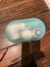 Cepillo eléctrico de silicona para limpieza Facial, cepillo limpiador de poros faciales, masajeador con Estuche De Viaje