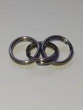 100 unids/lote 5-15mm abierto de acero inoxidable doble salto anillos para DIY clave doble conectores de anillos partidos para la fabricación de la joyería