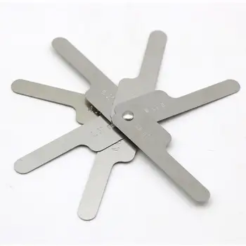 Dental Orthodontic Interproximal Reduction Gauge Stainless Steel Reciprocating IPR Gauge Tooth Gap Measuring Ruler 0.1-0.5 mm
Dental Orthodontic Interproximal Reduction Gauge Stainless Steel Reciprocating IPR Gauge Tooth Gap Measuring Ruler 0.1-0.5 mm