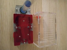 Granja de hormigas de gran tamaño, nido plano con tubos de prueba y visera solar, matriz de impresión 3D, suministros de insectos