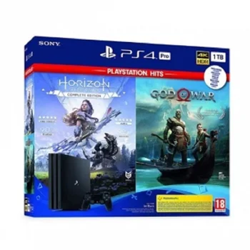 

PLAY STATION 4 PRO + GOD OF WAR + HORIZON Z 1 TB black