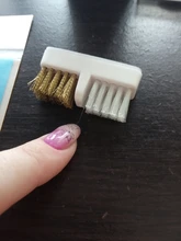 Taladro eléctrico para manicura, cepillo de limpieza, broca, herramienta de limpieza, brocha de alambre de cobre, brocas para odontología, 1 unidad