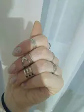Conjunto de anillos minimalistas de plata y oro para mujer, sortija de nudillo con cristal geométrico Punk, joyería para dedos 2019