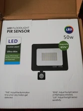 Led-Flood-Light Pir-Sensor Adjustable Street 220V 100W Induction 50W 20W 30W with 110V