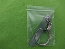 LLavero de acero inoxidable para coche, Logo grabado con láser, nombre del número de teléfono, regalo personalizado, gancho para llavero antipérdida