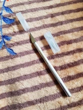 Bianyo-herramientas antideslizantes para tallado de madera, Metal, 6 cuchillas para tallado de madera, fruta, escultura artesanal, grabado, utilidad, cuchilla de papelería, suministros