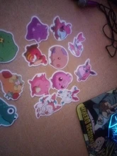 10/50 papelería pcs Grafiti de manualidades de papel pegajoso animales Kawaii paisaje decoración pegatinas álbum de recortes diario rosa de cuento de hadas pegatinas