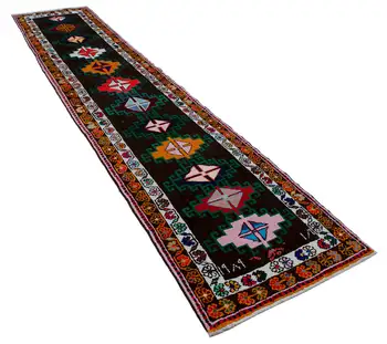 85x408 Cm Multicolor Handmade Boho Runner Rugs-3x13 Ft
85x408 Cm Multicolor Handmade Boho Runner Rugs-3x13 Ft