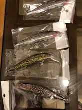 WLure-señuelo de pesca flotante lento, 20g, 13cm, hoja de corte de pintura realista, anzuelos triples, transferencia de peso, pececillo, HM401