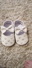 Zapatos de piel sintética para bebé recién nacido, primeros pasos, Princesa, lazo en forma de corazón