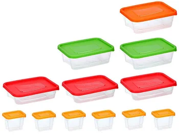 Set 12 containers food plastic various sizes Alpina
Set 12 containers food plastic various sizes Alpina