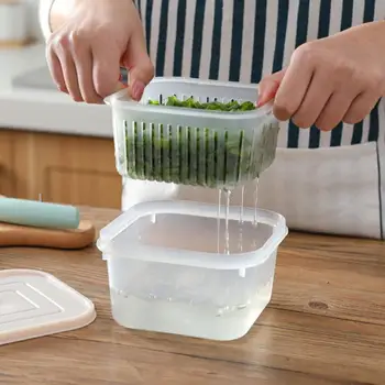 Onion Ginger Slices Garlic Storage Box Refrigerator Fruit And Vegetable Storage Box Kitchen With Lid Drain Storage Box
Onion Ginger Slices Garlic Storage Box Refrigerator Fruit And Vegetable Storage Box Kitchen With Lid Drain Storage Box