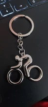 Uds/2 uds Deporte Hombre llavero de Metal bicicleta ciclismo llavero ciclismo clave cadenas accesorios de colgar