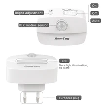 2022NEW Wireless LED Motion Sensor Night Light Plug In Motion Detector Bedroom Staircase Closet Bedside Night Lamp 220V Battery
2022NEW Wireless LED Motion Sensor Night Light Plug In Motion Detector Bedroom Staircase Closet Bedside Night Lamp 220V Battery