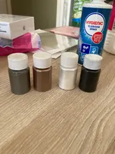 4 unids/set Color mezclado resina joyas de bricolaje artesanía brillante polvo luminoso pigmento conjunto epoxi de cristal Material