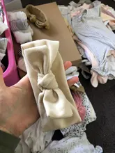 2021 nuevo bebé niño recién nacido niñas cabeza de conejo lazo grande turbante anudado diadema accesorios para el pelo de bebé regalos para 0-2Y