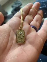 Collar con colgante creativo de Tarot esmaltado para niña, colgante de tarjeta, oro de 16K, Platd cuadrado, Luna, Sol, mundo, amor, poder, pareja, 2021