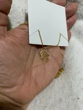 MAGNÍFICO CUENTO Mano de Hamsa Del Encanto Collar Colgante para Las Mujeres de Los Hombres de Steampunk Joyería Colar Gargantilla de Plata de Oro de Acero Inoxidable Hip Hop