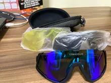 Cycling Eyewear Road-Bike Mountain-Bicycle Comaxsun Polarized 3-Lens MTB 822