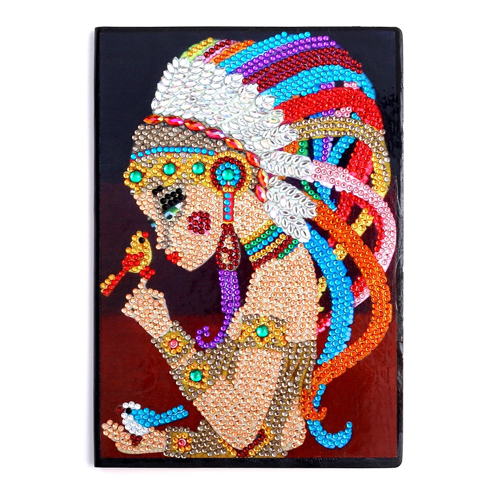DIY Native American Baby Girl Notebook Special Shaped Diamond painting Notebook Diary Book Embroidery Cross Stitch Craft Gift
DIY Native American Baby Girl Notebook Special Shaped Diamond painting Notebook Diary Book Embroidery Cross Stitch Craft Gift