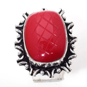 Carved Coral Ring Silver Overlay over Copper Hand made Jewelry Women Gift , Size : 6.5
Carved Coral Ring Silver Overlay over Copper Hand made Jewelry Women Gift , Size : 6.5